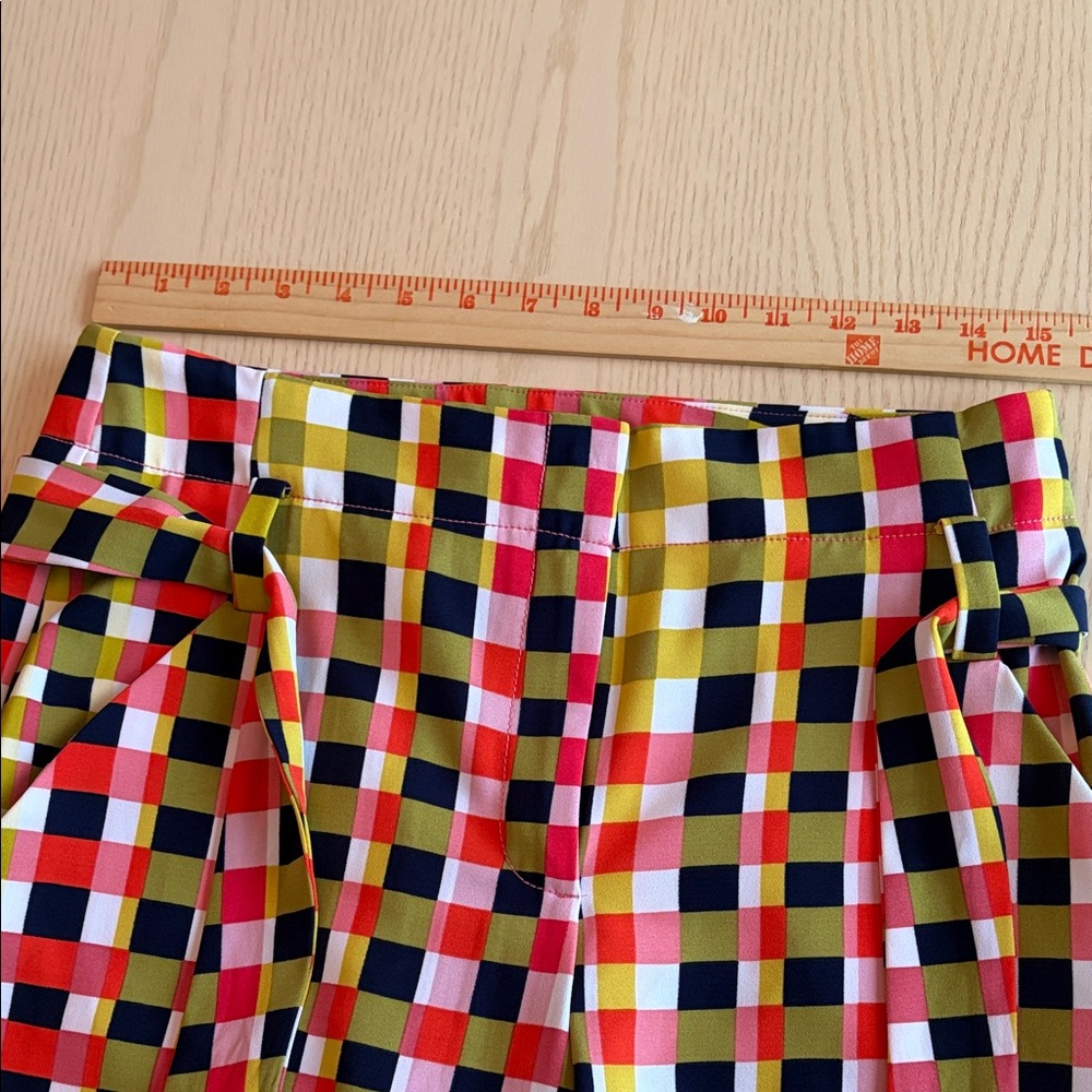 New York & Company Multicolor Plaid Pants - Picture 4 of 6